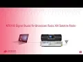 Using N7611B Signal Studio Software for Sirius XM Radio