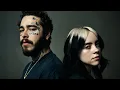 Post Malone ft Billie Eilish – Echoes in the Dark | Lyrics Video 