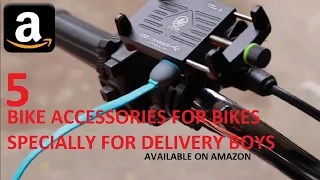 Download Best 5 bike accessories on amazon | Bike accessories for delivery boys #bike #bigonlinetech MP3