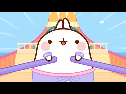 Download MP3 Molang and Piu Piu : Which is The FASTEST BOAT ?⛵| SEASON 4 | Funny Compilation For Kids