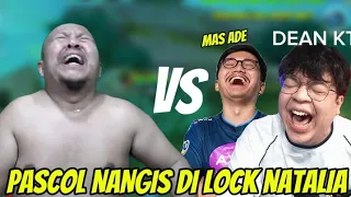 pascol vs squad dean kt u0026 mas ade di lock natalia ampek nangis