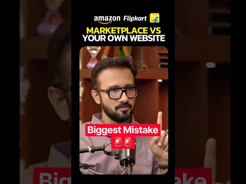 The Biggest Mistake Ecommerce Website Owners Make! Amazon, Flipkart, Meesho vs Own Website
