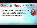 Angular Custom Pipes Angular Custom Filters