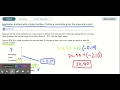 ALEKS - Application problem with a linear function Finding a coordinate given the slope and a point