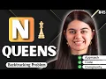 N-Queens Problem using Backtracking Leetcode Hard