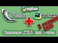 Connecting 2 Python files together Creating Website using python Pycharm connection in FLASK