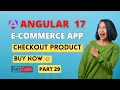 Angular 17 ecommerce project from scratch checkout product component in angular 17 Application
