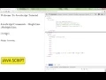 JAVA SCRIPT COMMENTS SINGLELINE MULTIPLE LINE DEMO