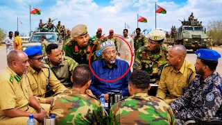 DEG-DEG Hogaamiye Aadan Madoobe oo ku Kaliyaystay Dagaalka Laftagareen Iyo Raxanwayn oo Garabkiisa..
