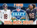 Chicago Bears 2026 7-Round Mock Draft MONSTER Defensive Additions