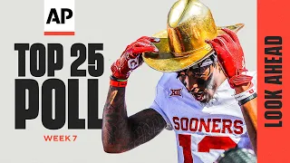 Week 7 AP Top 25 Poll Projections Oklahoma RISING Into Top 5 Notre Dame FALLING I CBS Sports