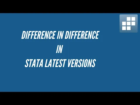 Download MP3 Difference in Difference Analysis in Stata (17 and Lastest Versions)