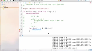 Objective-C 9 forLoopsAndControl