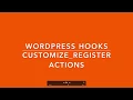 WordPress Action Hooks customize register Part-23 Example