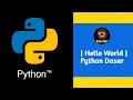 Hello World Python Bahasa Pemrograman Python Dasar Need Hello World