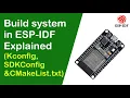 ESP IDF BUild System Explained CMake K Config SDKConfig