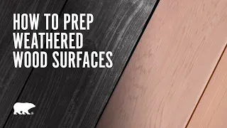 How To Prep a Weathered Wood Surface with BEHR Premium No 63 All-In-One Wood Cleaner