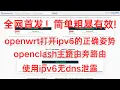 openwrt ipv6 openclash dns