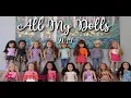 All My American Girl Dolls 2019 15 counting
