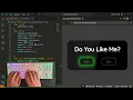 ASMR Coding HTML CSS Custom Radio Buttons No Talking