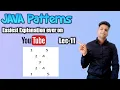 Cross Pattern programs in java X shape pattern in java