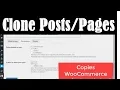 Clone Wordpress or WooCommerce Products