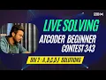 AtCoder Beginner Contest 343 Screencast A B C D F Solutions