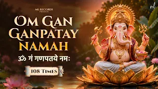 Om Gan Ganpataye Namah | 1008 Times | Mohit Lalwani | Ganesh Mantra for Success & Peace