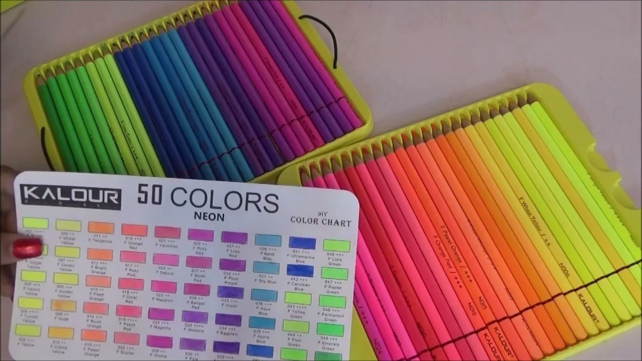 Resena: 50 Kalour Neon Set