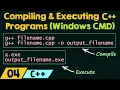 Compiling Executing C Programs Windows CMD