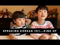 Download Lagu Korean Adoption (*CC/Caption ON for Subtitles) KOREAN 101: Luca \u0026 Cubbie Re-Learn Korean. Kind of!