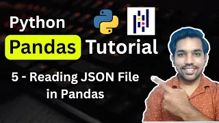 Python Pandas Tutorial 5 - Read JSON File in Pandas