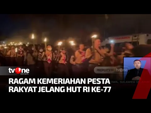 Kemeriahan Kegiatan Jelang HUT ke-77 RI di Berbagai Daerah