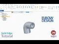 Elbow Design Solid Edge Tutorial Learn to design an Elbow in Solid Edge Solid Edge Beginners