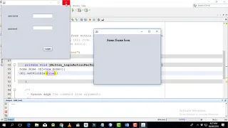 java swing netbeans tutorial 03 Simple Login Form
