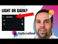 How to Change App Theme in UpScrolled Light Dark Mode