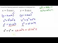 How to convert parametric equations to rectangular form example 3