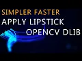 Apply Lipstick Color Virtually With A Simple Histogram OpenCV And Dlib