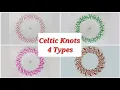 4 Types of Celtic knots Easy Celtic Knot Drawing Tutorial