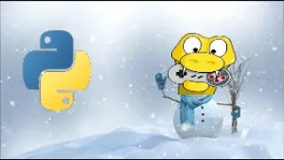 Snowfall Animation in Python Winter-themed Pygame Project