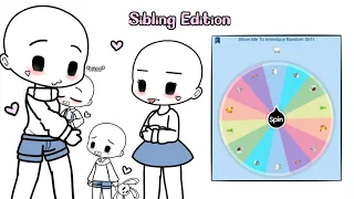 Make an OC using a random wheel generator sibling edition lolz Read Desc If You Join Comp