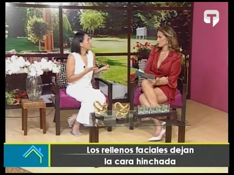 Los rellenos faciales dejan la cara hinchada