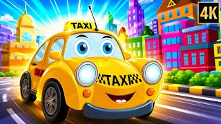 Wheels On The Taxi + More Vehicle Nursery Rhymes | Fun Songs for Kids