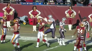 375 Rob Gronkowski refuses to go down 2011 Patriots vs Washington Thank you Gronk