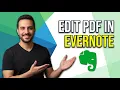 How To Edit PDF In Evernote Quick Annotation Guide