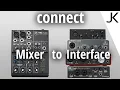 Lagu Setup Guide - how to connect a Mixer to an Audio Interface for audio recording