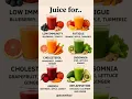 Best Juices for Immunity, Fatigue, Cholesterol, Insomnia \u0026 More | Natural Remedies #healthyeating