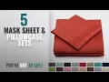 Top 10 Mask Sheet Pillowcase Sets 2018 King Size Bed Sheets - Burnt Orange Luxury Sheet Set