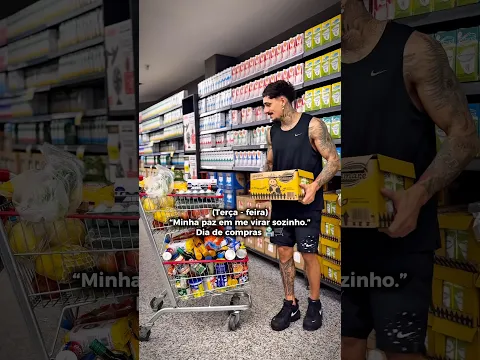 MINHA PAZ EM ME VIRAR SOZINHO (DIA DE COMPRAS) 🛒