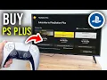 How To Buy PS Plus On PS5 - Step By Step
